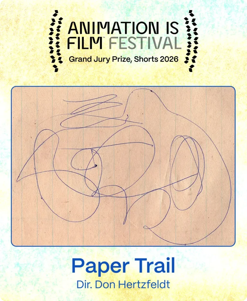 Animation Is Film Grand Jury Prize, Shorts 2026 - Paper Trail
